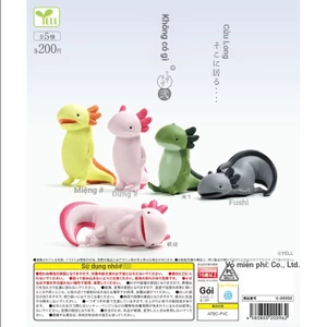 Hàng có sẵn Nhật Bản YELL Capsule Toy Void Động vật Lục giác Khủng long Chương 2 Trang trí Safish Ocean E47B
