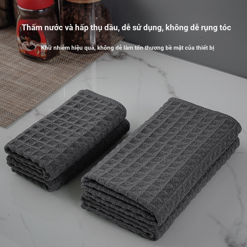 Khăn Lau Kính Thấm Hút Tốt Tiện Dụng Cho Nhà Bếp / Quán Cà Phê / Trà Sữa