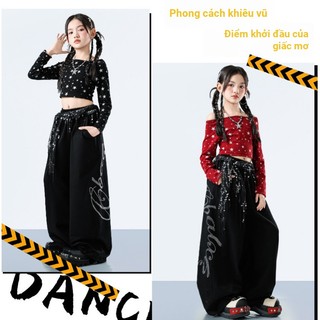 Đồ tập nhảy cho bé gái đồ nhảy hiện đại cho đồ cảnh sác cho đồ tập nhảy dance cho croptop quần nhảy cho bé đồ nhảy zumba cho đồ tập nhảy cho bé bộ hiphop bé gái đồ cá tính cho