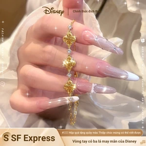 Vòng tay cỏ ba lá Disney nhẹ nhàng sang trọng Niche tinh tế Cảm giác cao cấp 2026 Phong cách mới 520 Quà tặng cho bạn gái