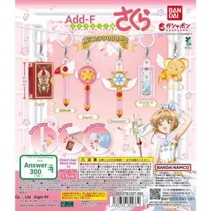 Hàng có sẵn BANDAI Capsule Toy Magic Card Girl Sakura Scepter Mark Mặt dây chuyền 2 đạo cụ ma thuật Ô treo MME0