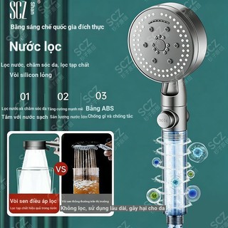 Bộ lọc đầu vòi áp lực hiển thị áp suất, mưa, vòi sen