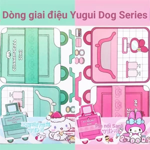 Cinnamoroll Melody Hành Lý Sách Yên Tĩnh Không Cắt Chất Liệu DIY Bé Trai Bé Gái Bé Giảm Căng Thẳng Đồ Chơi Xếp Hình