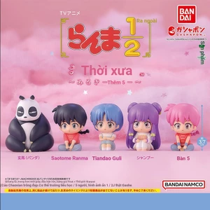 Hàng có sẵn BANDAI Ranma 1 / 2 Phong cách hàng ngày Phong cách màu sắc mới Đồ chơi viên nang Saotome Sanpu Đồ trang trí 8K5N