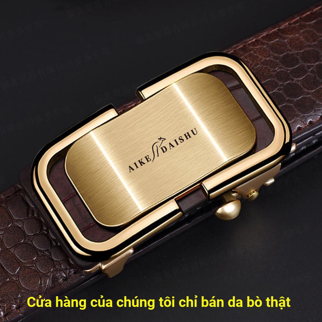 Thắt lưng nam|20516|Da bò mềm + đầu khóa hợp kim kẽm|Khóa tự động|Rộng 33mm|Mẫu mới thời trang công vụ thư giãn|Da thật mềm|Bền chắc