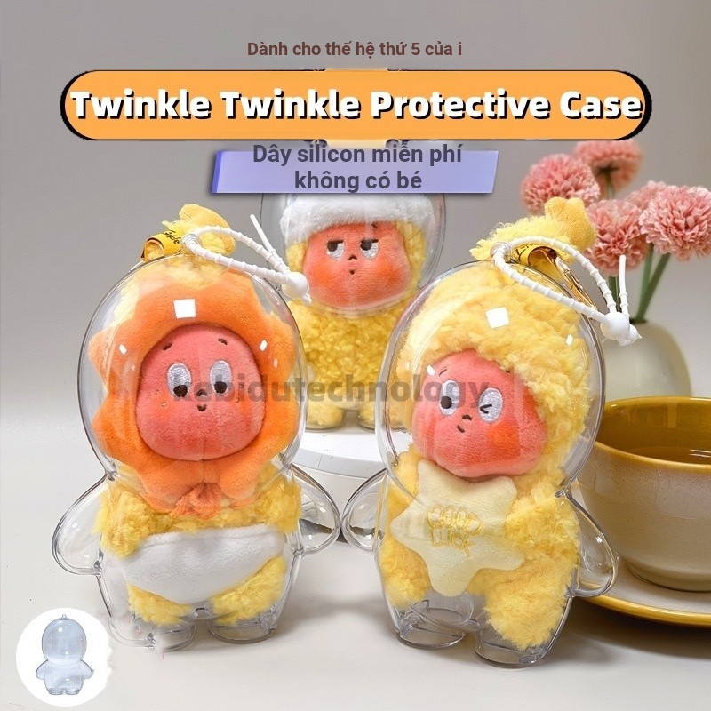 3 Chiếc Twinkle Twinkle Nhiều Series Búp Bê Sang Trọng HD Trong Suốt Vỏ Bảo Vệ Chống Bụi Hộp Bảo Quản Acrylic Phụ Kiện Mặt Dây Chuyền Búp Bê (KHÔNG CÓ DELL)