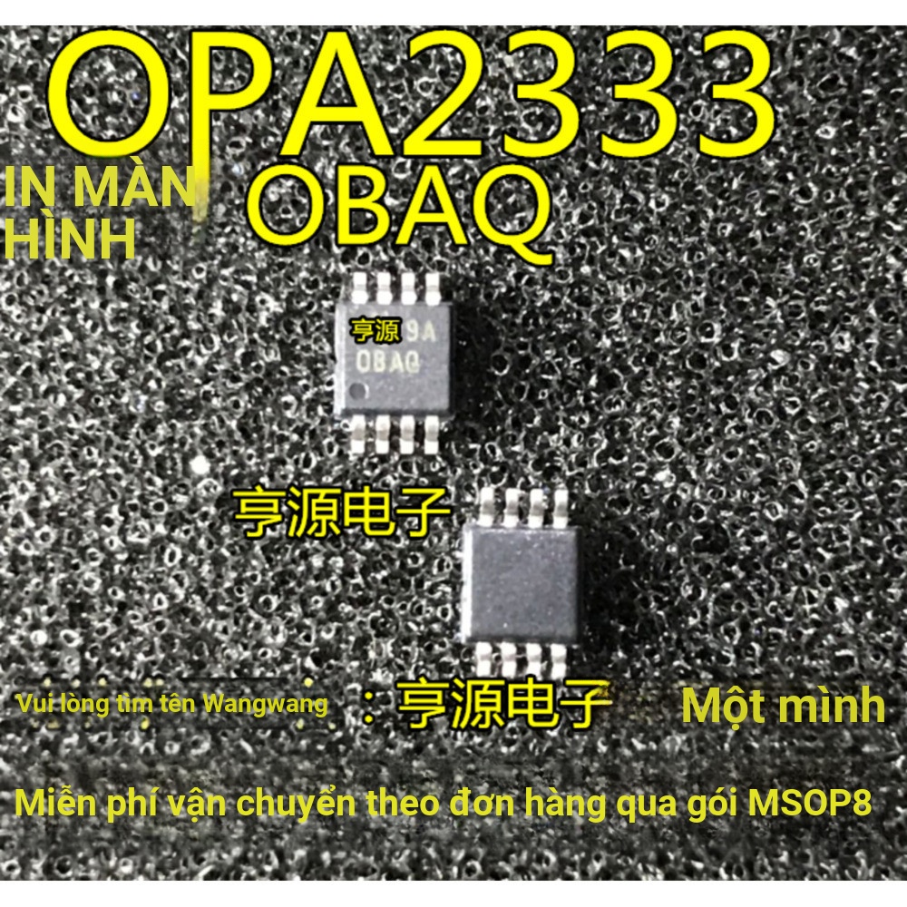 Chip OPA2333AIDGKR OPA2333 OBAQ MSOP8
