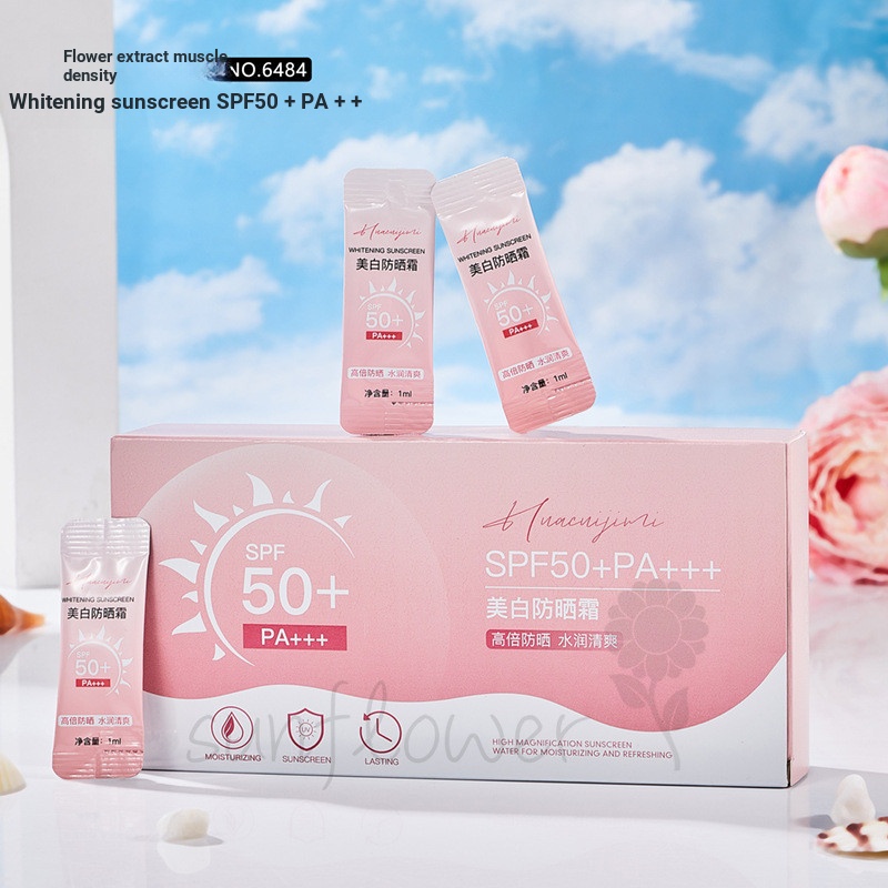[hướng dương] Kem chống nắng làm trắng da SPF50 + PA + + + Dễ dàng mang theo Bảo vệ tia cực tím ngoài trời