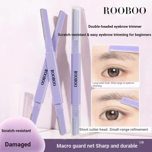 Dao Cạo Lông Mày 2 Đầu Cho Người Mới - Thiết Kế Siêu Mỏng An Toàn, Sắc Bén Không Trầy Da