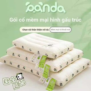 Gối cổ siêu mềm gấu trúc cho mẫu giáo, học sinh, người lớn; gối thấp/cao, gia đình, PIX2