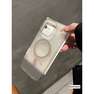 [Mỏng như vô hình, không vàng] Hút từ tính vàng sa mạc thích hợp cho vỏ điện thoại Apple 15 iPhone 16 Promax trong suốt 14 cứng 13 nữ 1