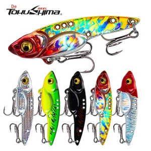 3.5g / 5g / 7g / 10g / 14g / 17g VIB Swimbait Kim Loại Đầy Màu Sắc Chìm Jig Mắt 3D Mồi Cứng Thìa Spinner Mồi Câu Cá Câu Cá Cho Bass Walleye Cá Hồi
