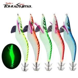 1 Chiếc Mồi Tôm Dạ Quang 12cm / 13cm Mồi Tôm Gỗ Mồi Với Bạch Tuộc Mực Mực Móc Câu Cá Ngoài Trời