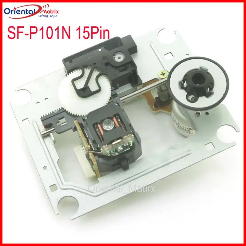 1pc SF-101N SF-P101N (15Pins) Cơ chế đón quang học SFP101N CD VCD Lắp ráp ống kính Laser Phụ kiện đón quang học