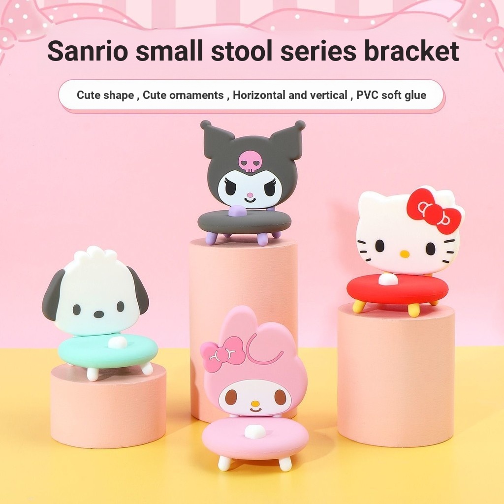 MINISO Sanrio Ghế Nhỏ Giá Đỡ Điện Thoại Dễ Thương Sáng Tạo Để Bàn Trang Trí Chân Đế Điện Thoại Di Động