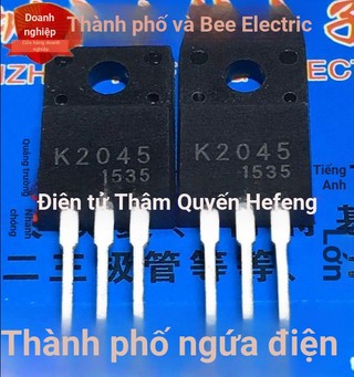 5 Cái K2045 2SK2045 TO-220F MOS600V 5.5A