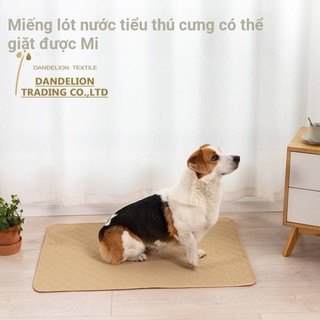 DANDELION Miếng đệm lót huấn luyện chó khô nhanh, thấm nước, có thể giặt, tái sử dụng, chống thấm