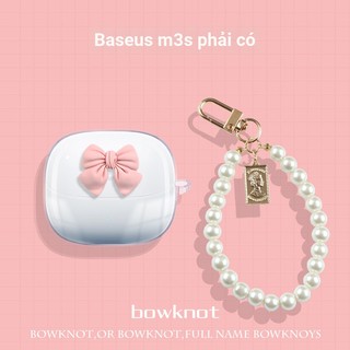 Cho Baseus BP1 Pro Ốp Lưng TPU Trong Suốt Tai Nghe Vỏ Bảo Vệ Vỏ Bảo Vệ Tai Nghe Chống Sốc Tay Mềm Có Mặt Dây Chuyền