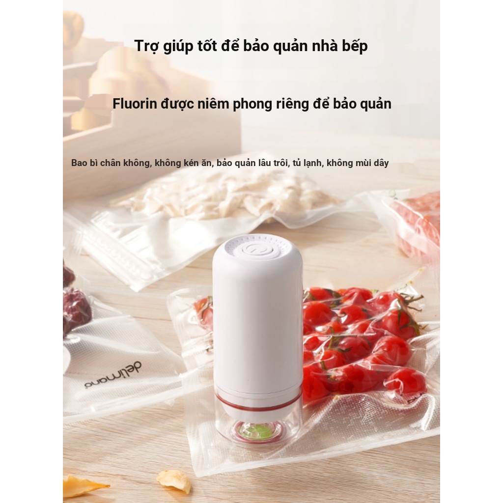 [600+ Người Đặt Hàng Trong Một Tuần] Túi Sealer Chân Không, Chất Lượng Thực Phẩm, Tái Chế, Túi Đóng Gói Có Kết Cấu, Túi Chân Không, Hộp Lưu Trữ Chân Không, Máy Sealing