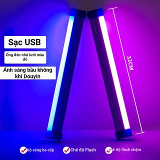 [N Led] Đèn Chiếu Sáng Ánh Sáng Xanh Dương Tím Cổng Sạc USB Trang Trí Phòng Ngủ Ký Túc Xá