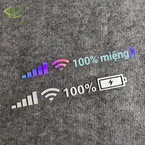 Đánh dấu mức Wifi Đề can ô tô Kính chắn gió phía sau ô tô Nhãn dán vui nhộn VN