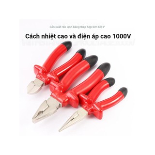 Kìm cách nhiệt đa chức năng chịu áp lực cao, dùng cho dây điện, kiểu chéo
