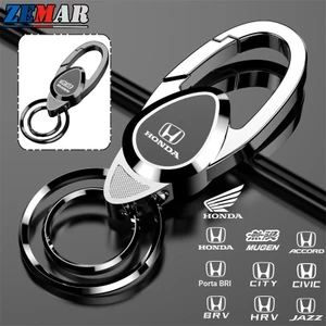 Honda Kim Loại Xe Móc Khóa Xe Máy Móc Chìa Khóa Treo Cao Cấp Móc Chìa Khóa In Laser Họa Tiết Cho Xe Honda Brio City Civic CRV HRV BRV Accord Mobilio WRV Odyssey Freed Jazz
