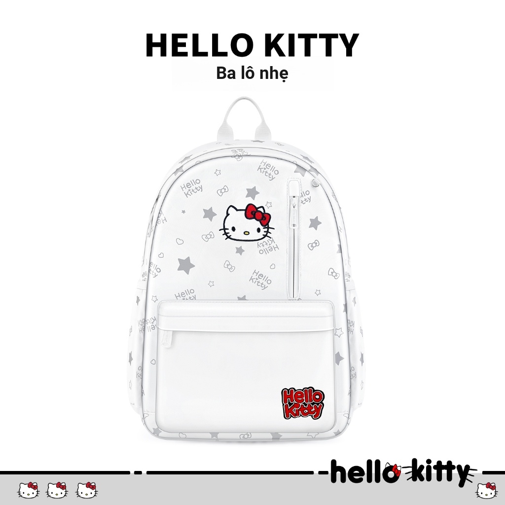 Chú mèo Hello Kitty Schoolbag Nữ Trung Học Cơ Sở Hello Kitty Học Sinh Đại Học Niche ins Phong Cách Ba Lô Sanrio