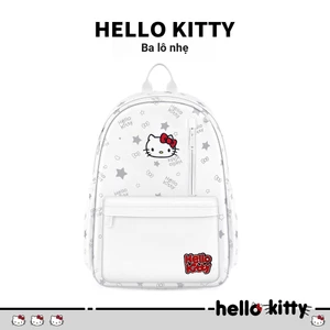 Chú mèo Hello Kitty Schoolbag Nữ Trung Học Cơ Sở Hello Kitty Học Sinh Đại Học Niche ins Phong Cách Ba Lô Sanrio