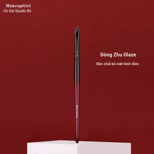 Charm Girl Zhu Glaze N41 / N42 Cọ kẻ mắt hình liềm Kích thước nhỏ Mí mắt xuống nằm Silkworm Brush Bàn chải trang điểm lưỡi côn