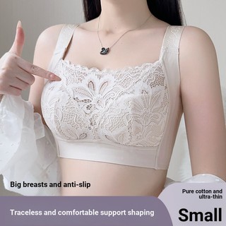 Áo Ngực Ren Hoa Plus Size Siêu Mỏng Không Xốp - Push-Up & Bảo Vệ Toàn Diện