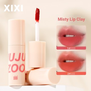 Xixi Mỏng Sương Mù Môi Bùn Tự Nhiên Mờ Nhung Mịn Đỏ Cam Nâu Son Môi Chống Thấm Nước Chống Dính Cốc Labial Cheek Sử Dụng Kép Lip Glaze NO.D689