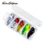 5 Chiếc Đầy Màu Sắc VIB Đúc Mồi Kim Loại Nhân Tạo Spinner Muỗng Chìm Mồi Câu Cá 3g / 5g / 7g / 10g / 12g / 15g / 20g Swimbait 3D Mắt Mồi Cứng