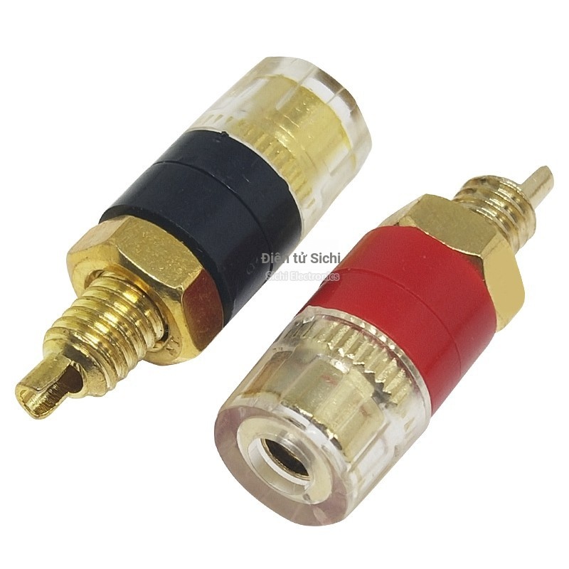 4MM Chuối Cắm Ổ Cắm Mạ Vàng 520 Bộ Khuếch Đại Công Suất Nhỏ Loa Âm Thanh Pha Lê Nhà Ga Bài Loa Thiết Bị Đầu Cuối