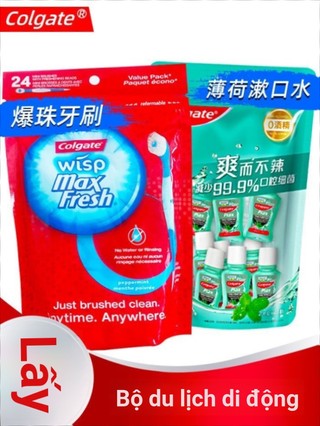 Colgate nhập khẩu, Bàn chải đánh răng phổ biến, Bàn chải đánh răng Mini, Đầu bàn chải có thể tháo rời, Di động, Tai cao