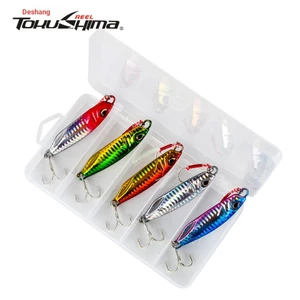 5 Cái / lốc Kim Loại Đúc Jig Mồi Câu Cá 10-20g Chậm Jigging Pike Thìa Cá Nhân Tạo Biển Bass Mồi Câu Cá.