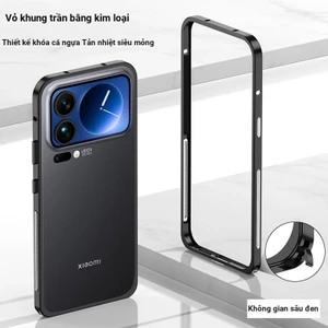 Xiaomi Frame 17 Frame 17promax Vỏ bảo vệ khung gầm thể thao Xiaomi Đơn Xiaomi Làm mát Cá ngựa Thích hợp cho 17pro Khung thả tay Khóa chống kim loại siêu