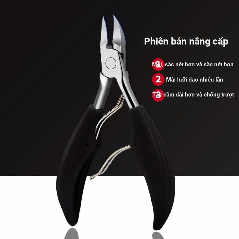 Kìm cắt móng tay Kìm mọc ngược Đặc biệt Tông đơ móng chân Mũi nhọn Mỏ nghiêng miệng Bộ chăm sóc Viêm