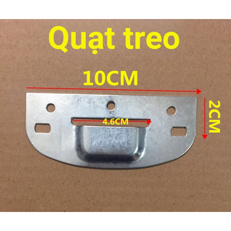 Phụ kiện treo quạt đa năng gắn tường kèm móc cố định tấm sắt