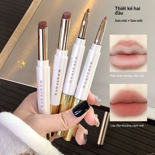 Kakashow Hai Đầu Son Môi 2 Trong 1 Matte Lipstick Chống Thấm Nước Lâu Dài Không Phai Màu Mềm Trang Điểm Môi Người Mới Bắt Đầu Thân Thiện NO.C426
