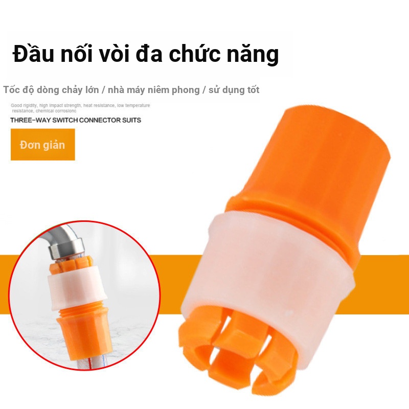 Vòi Khớp Vòi Ống Cứng Ống Nhựa Đầu Nối Nước Nhanh Khớp Chuyển Đổi Kết Nối Mông Rửa Xe Phụ Kiện Nước 4.12