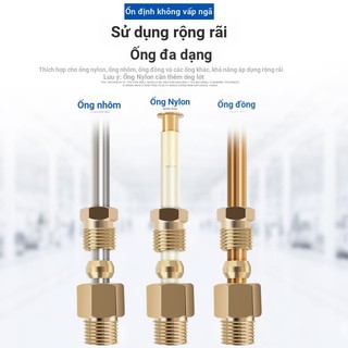 Ống Dầu Đầu Đặt Hàng Dầu Đồng Thau Bên Trong Thẻ Kẹp Cứng Niêm Phong Vòng Meson Hoop Bushing 6 Mm Đầu Thẳng Khuỷu Tay XYM9
