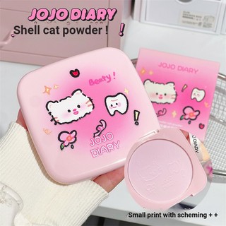 Jojo DIARY Pressed Powder 20G Tự Nhiên Mờ Lâu Dài Kiểm Soát Dầu Mặt Chống Thấm Nước Chống Mồ Hôi Trang Điểm Thiết Lập Bột JJ-083