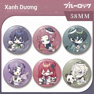 Khóa XANH Isagi Yoichi Chigiri Hyoma Seishiro Nagi Anime Huy Hiệu Nút Thổ Cẩm Chân Cosplay Bộ Sưu Tập Đồ Chơi Túi Trang Trí Quà Tặng