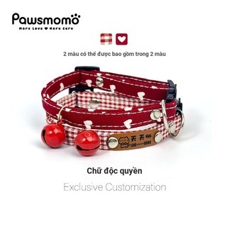 Hàng Mới Về! Cổ áo tùy chỉnh cho mèo Puppy Tag Collar Cổ áo sang trọng cá nhân