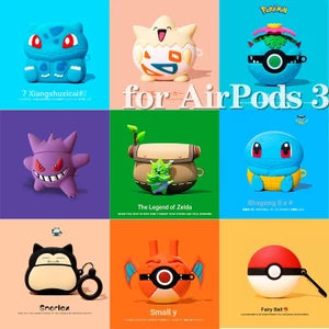 Ốp bảo vệ tai nghe cho AirPods 4/3/Pro/2 Pro2 họa tiết Pok é mon Pok é Ball