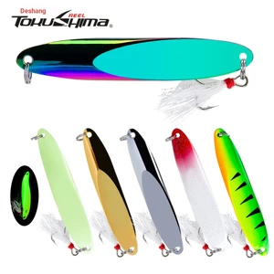 1 Chiếc Kim Loại Mồi Cứng Spinner Thìa 5-40g Chìm Thìa Kim Loại Mồi Câu Cá Jig Mồi Dạ Quang Cho Nước Mặn Câu Cá Nước Ngọt.