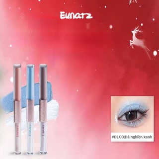Eunarz Double Head Liquid Eye Shadow Tấm Siêu Sáng Bóng Màu Liên Tục Trang Điểm Hàng Ngày Hai Trong Một Di Động Đa Năng Dạng Lỏng Phấn Mắt Trang Điểm Mắt