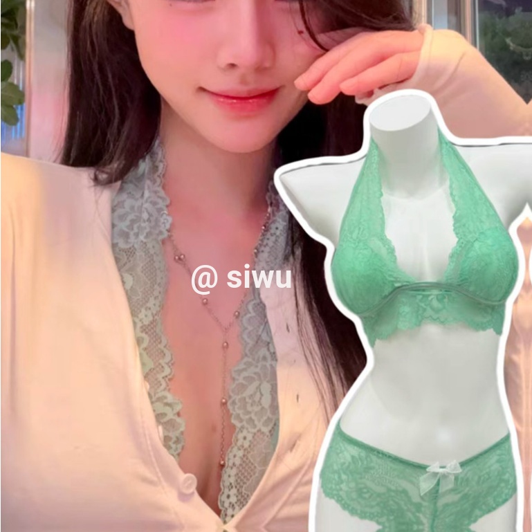 Dây Ren Đẹp Lưng Quần Lót Nữ Gợi Cảm Bên Trong Không Dây Nhỏ Ngực Mỏng Áo Ngực