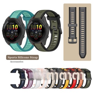 Dây đeo silicon thể thao 18mm 20mm 22mm cho Garmin Venu 4 3 3s 4s / sq 2 / 2s / Vivoactive 3 4 5 6 / 165 245 570 970 255 255S 265 265 265S Dây đeo có thể điều chỉnh